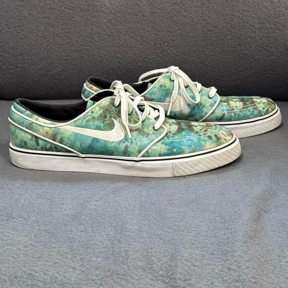 Nike Zoom Stefan Janoski Shoes Men’s Sz 11 PR QS Turbo Green Tie Dye Skater Rare main image 4